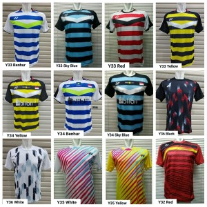 Kaos Baju Badminton Bulutangkis Yonex Kotak Kotak Tokopedia