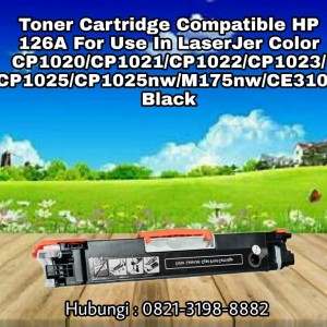 Toner Hp Ce310a 126a Compatible Tokopedia