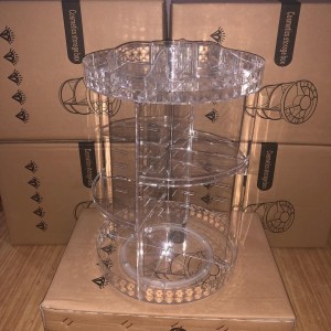 Rak Organizer Kosmetik Makeup Putar 360derajat Tokopedia