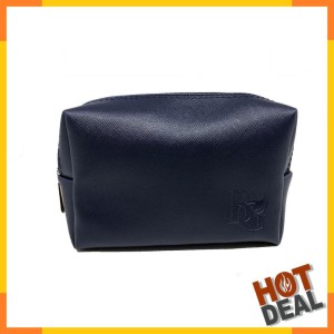Beauty Gum Pouch Kosmetik Kulit Waterproof Navy Blue Tokopedia