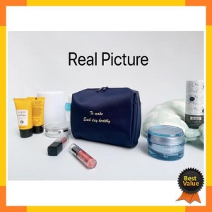 Jual Korea Cosmetic Multifunction Pouch Waterproof Tas Kosmetik Wrf16 Turquoise Tokopedia
