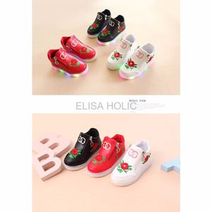 Sepatu Anak Cewek Import Bunga Sepatu Led Anak Perempuan Import Bunga Tokopedia