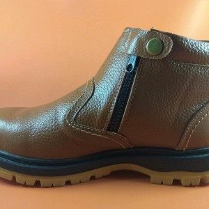 Sepatu Safety Boyken Resleting Kulit Asli Berkualitas Harga Terjangkau Tokopedia
