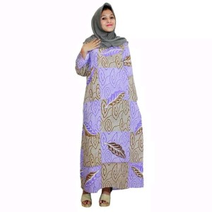 Baju Daster Batik Bumil Ungu Tokopedia