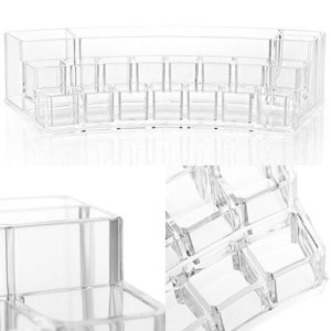 Tp038 Tempat Kosmetik Lipstik Akrilik 1 4 Lingkaran Cosmetic Organizer Tokopedia