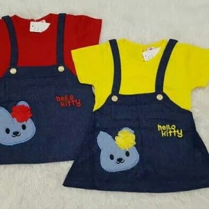 Overall Dress Anak Soft Jeans Oshkosh Baju Anak Tokopedia