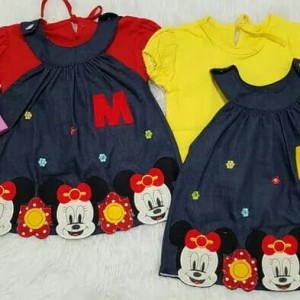 Overall Dress Anak Soft Jeans Oshkosh Baju Anak Tokopedia
