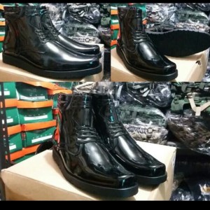 Sepatu Pdh Sol Rata Mengkilap Tokopedia