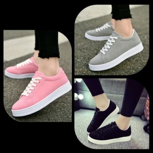 Sepatu Sneakers Polos Wanita Tokopedia