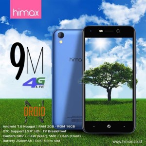 Himax 9m Android 4g Ram 2gb Rom 16gb Tokopedia