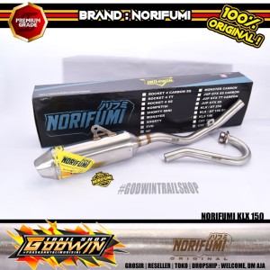 Knalpot Norifumi Nf Stainless Klx 150 Bf Dt Original Tokopedia