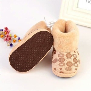 Sepatu Boot Bayi Perempuan Motif Polcadot Tokopedia