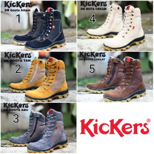 Sepatu Boots Pria Kickers Suede Tokopedia