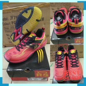 Sepatu Badminton Bulutangkis Hitam Merah Tokopedia