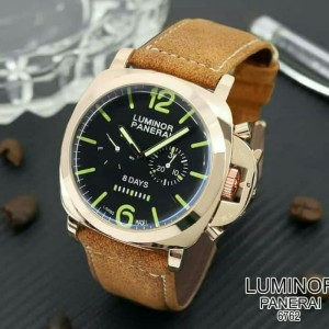 Jam Tangan Automatic Luminor Panerai Op6762 Super Chrono Hargajam Cowok Matic Otomatis Tanpa Baterai Tokopedia
