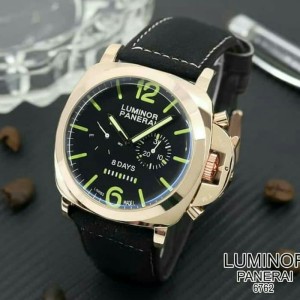 Jam Tangan Automatic Luminor Panerai Op6762 Super Chrono Hargajam Cowok Matic Otomatis Tanpa Baterai Tokopedia