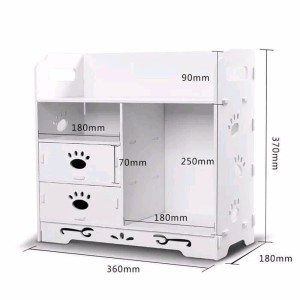 Hb527 Rak Kosmetik Multifungsi Desktop Storage Serbaguna Bahan Wpc Murah Tokopedia