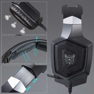 Headset Headphone Earphone Gaming Onikuma K8 Rgb Untuk Smartphone Dan Pc Pubg Fortnite Tokopedia