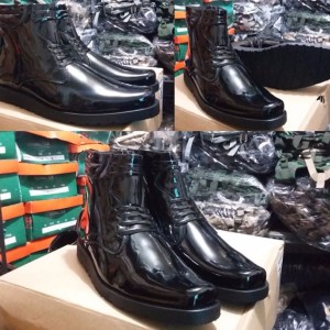 Sepatu Pdh Sol Rata Mengkilap Tokopedia