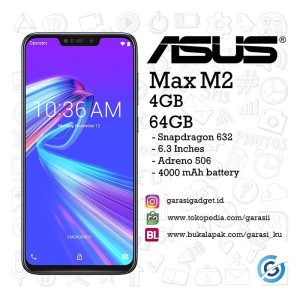 Asus Zenfone Max M2 Zb633kl 3gb Black Tokopedia