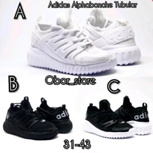Sepatu Anak Adidas Fulk White Tubular Alphabonche Kids 30 35 37 40 Sepatu Olahraga Tokopedia