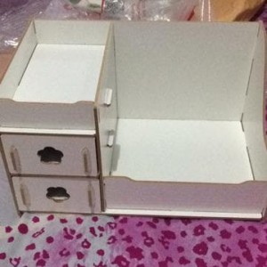 Rak Kosmetik Bahan Kayu Desktop Storage Tokopedia