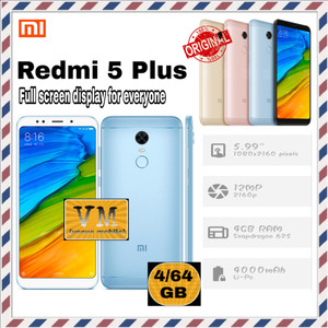 Xiaomi Redmi 5 Plus 4gb 64gb Resmi Tam Tokopedia