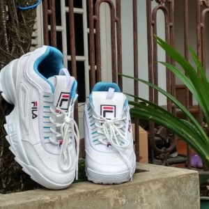 Sepatu Fila Cewek Biru Tokopedia