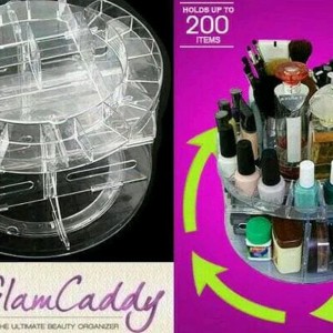Glamcaddy Tempat Make Up Wadah Kosmetik Cosmetic Berputar 360 Cosmetic Rotaring Organizer Tokopedia