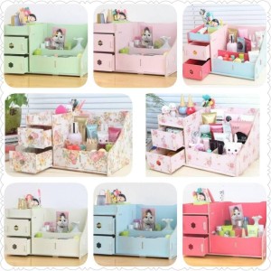 Rak Kosmetik Besar Bahan Kayu Tokopedia