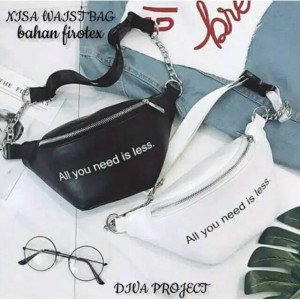 Tas Slempang Wanita Waist Bag Tas Wanita Terlaris Promo Tas H M Bonus Tas Kosmetik Tokopedia
