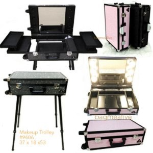 Dijual Beauty Case Tempat Makeup Kotak Kosmetik 005 Hitam Diskon Tokopedia