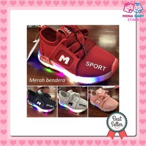 Sepatu Anak Montana Led Tokopedia