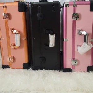 Beauty Case Tempat Makeup Kotak Kosmetik 003 Merah Tokopedia
