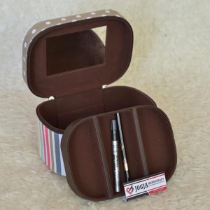 Makeup Pouch Tempat Kosmetik Cantik Motif Lv Mono Beatycase Tokopedia