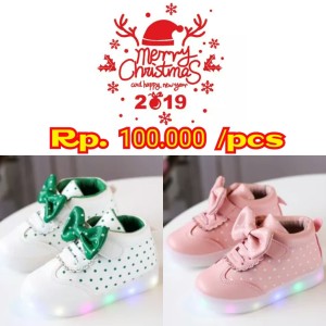 Sepatu Anak Cewek Import Sepatu Led Anak Perempuan Import Hello Kitty Tokopedia