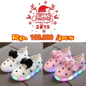 Sepatu Anak Cewek Import Sepatu Led Anak Perempuan Import Hello Kitty Tokopedia