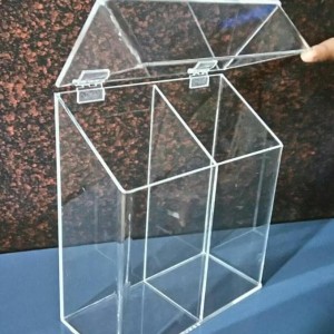Tempat Kosmetik Akrilik Acrylic Box Brush Tokopedia