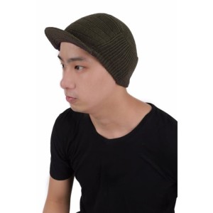 Jual Topi Kupluk Rajut knit / topi pilot / topi nyaman / topi bagus - Hitam
