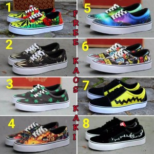 Sepatu Vans Hitam Polos Tokopedia