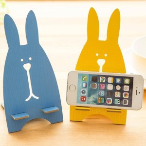 Terbaru Wooden Smartphone Holder Blue Tokopedia