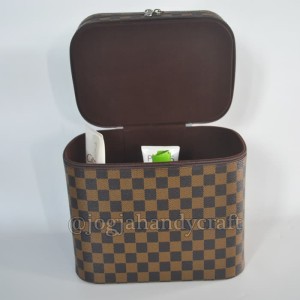 Exclusive Jumbo Size Tas Tempat Kosmetik Croco Cream Doff Beautycase Tokopedia