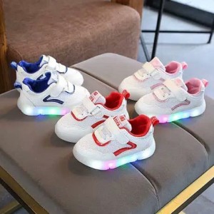 Sepatu Sekolah Led Sepatu Led Lampu Spiderman Tokopedia