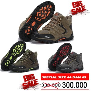 Promo Khusus Sepatu Outdoor Size Besar Sepatu Snta Boot Tipe 469 Hiking Shoes Snta Size 44 Dan 45 Tokopedia