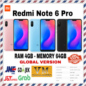 Xiaomi Redmi Note 6 Pro 4 64 Tokopedia