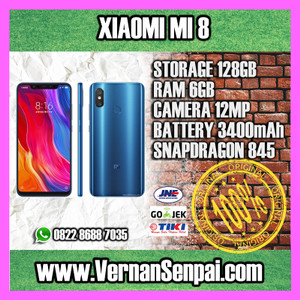 Xiaomi Mi 8 Xiaomi Mi8 64gb Ram 6gb New Bnib Original Tokopedia