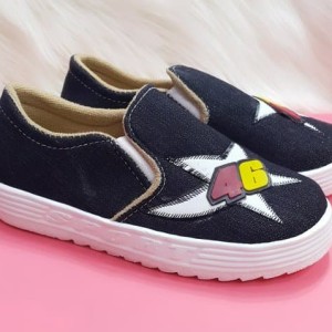 Sepati Anak Anak Foxing Denim 46 Sporty Tokopedia