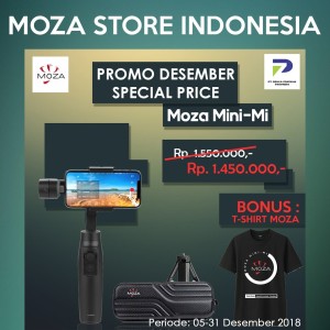 Gimbal Moza Mini Mi 3 Axis Smartphone Handphone Stabilizer Tokopedia