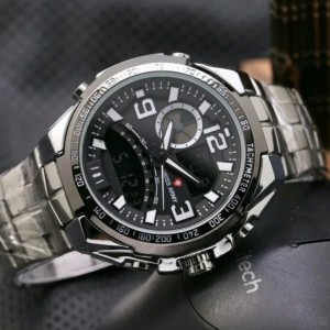 Jam Tangan Pria Swiss Army Chrono Sa6341 Rantai Stainless Steel By Hargajam Harga Jam Tokopedia