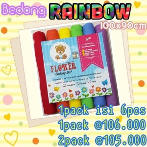 Bedong Bayi Rainbow Soft 100x90cm Harga Murah Tokopedia